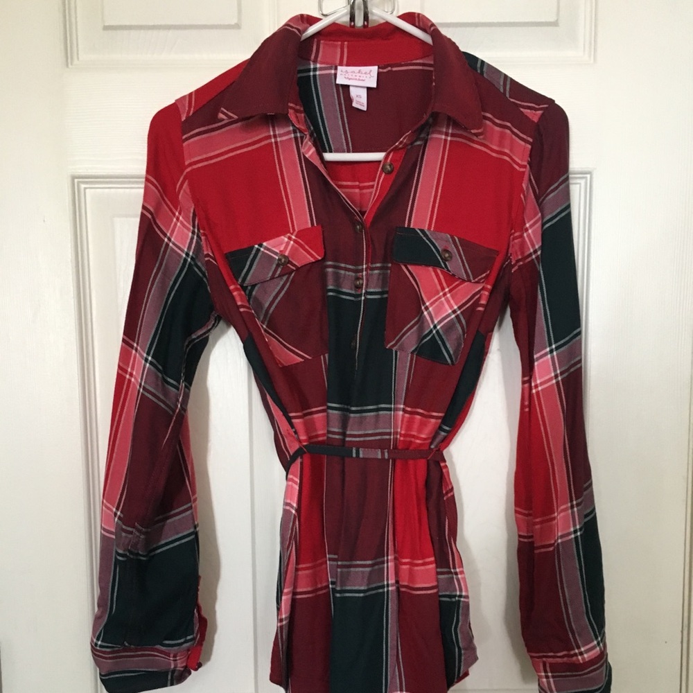 Target maternity flannel shirt - size small